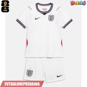 Lacne Dětský Futbalové dres Anglicko MS 2026 Krátky Rukáv - Domáci (+ trenírky)